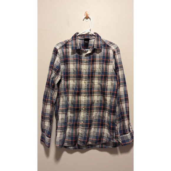 The North Face M Long Sleeve Plaid Button Down Outdoors Hiking Cabincore - Picture 1 of 5